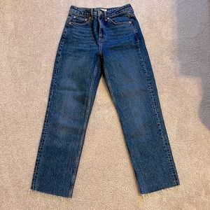 Topshop straight jeans